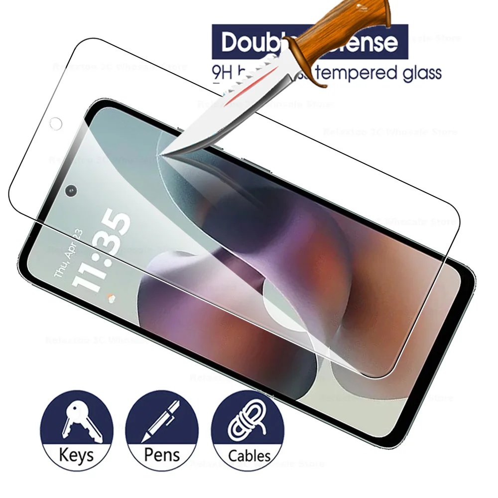 4-Pack Tempered Glass Screen Protector - Case Friendly Protective Film