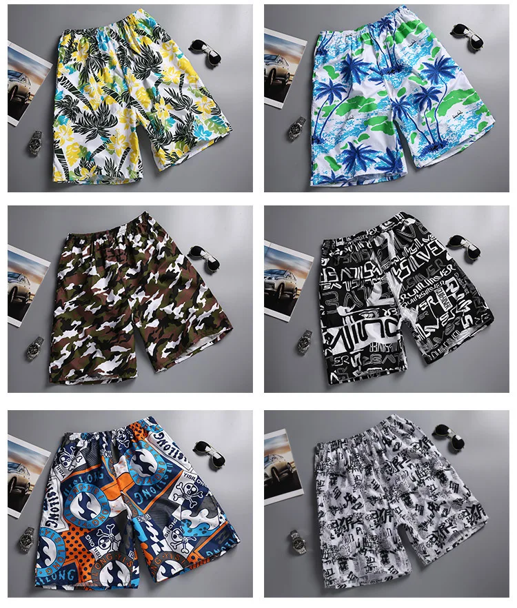 Men Summer Beach Pants Quick-drying Surfing Pants Casual Couple Shorts Swiming Shorts Men Board swim trunks