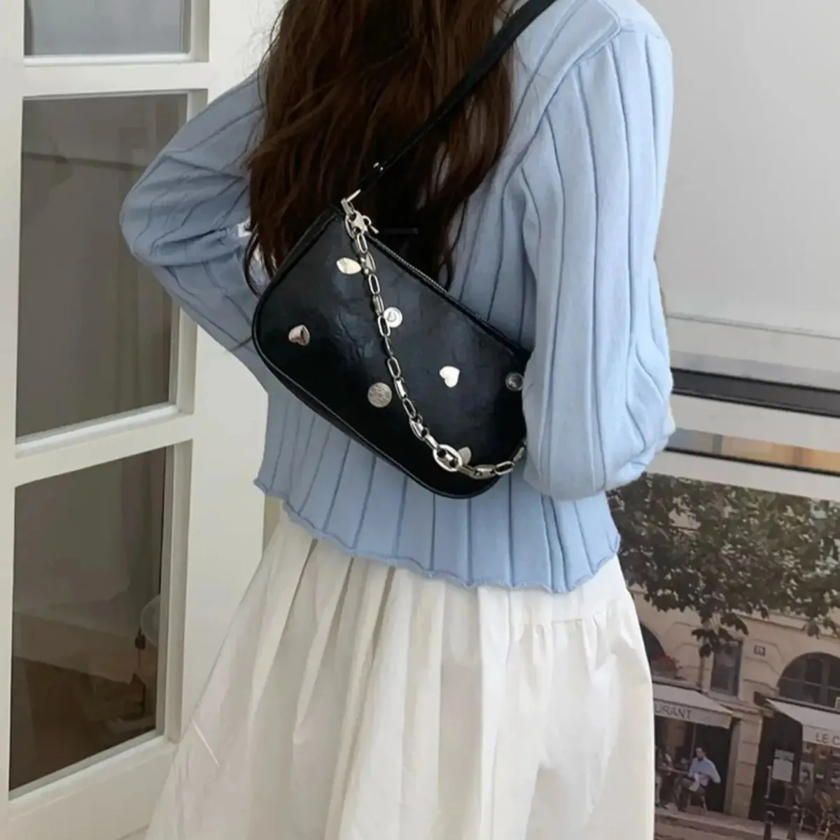 

Women Underarm Bag Luxury Design 2024 New Fashion Trend High Quality Niche Bag Versatile Shoulder Crossbody Bag