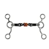 New Horse Bit Stainless Low Leverage Steel Copper Roller Loose Mouth Bit Copper Winding Stiff-Bit Copper Wire Wrapped Mouth