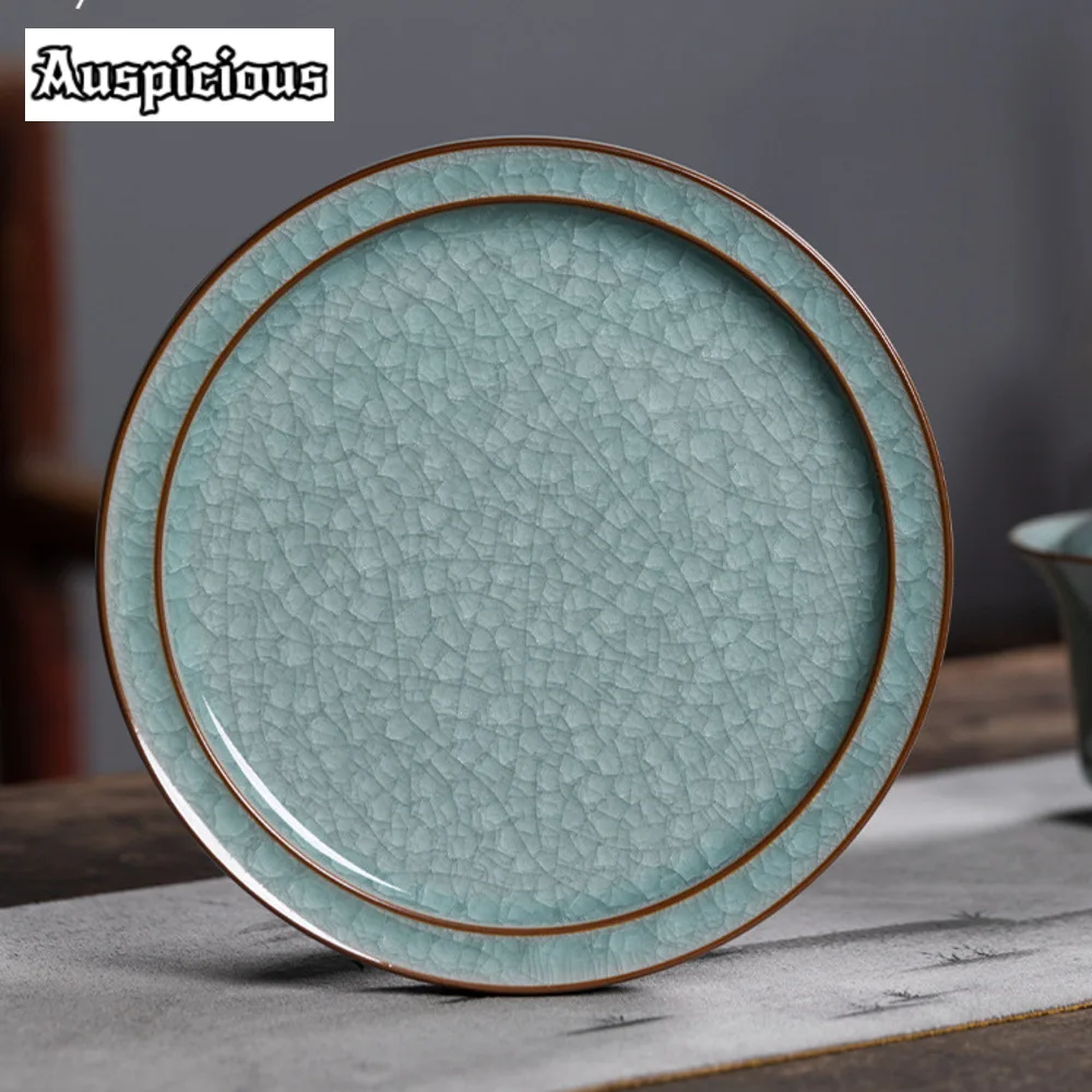 170ML Longquan Celadon Hand Grasping Gaiwan Handmade Ice Crack Galze Cover Bowl Tea Tureen Tea Maker Cover Bowl Teaset Gift Box