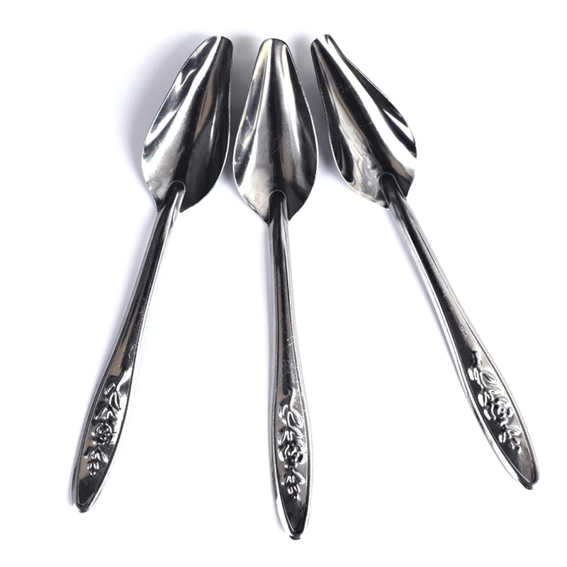Bird Feeder Spoon Stainless Steel Water Feeding Spoon for Small Parrots