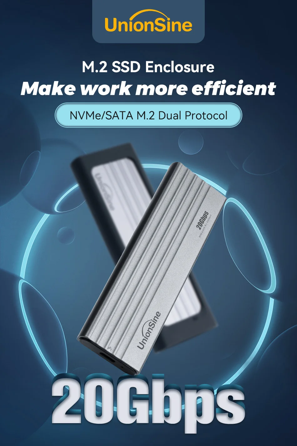 chaves M.2, 20Gbps, USB 3.2, Gen2, USB