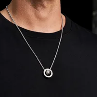 Collier pendentif en argent Sterling 925, magnifique Vintage pour femmes et hommes, chaîne de clavicule à la mode, bijoux de mariage, cadeaux de fête, nouvelle collection 5