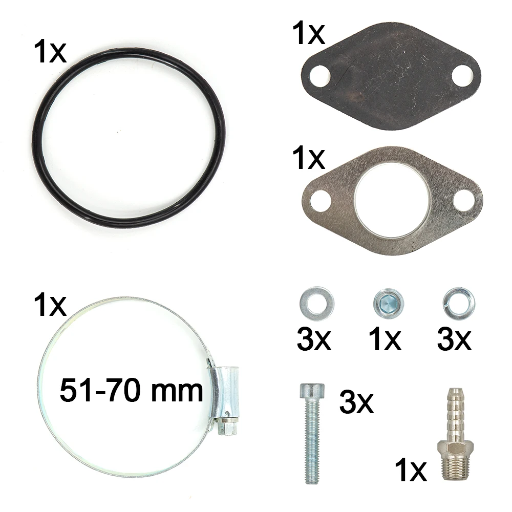 57mm 2.25inch exhaust gas re-circulation valve 038131501A replacement kits for VW GOLF MK4 BORA 1.9TDI PD150 PD130 egr delete kit