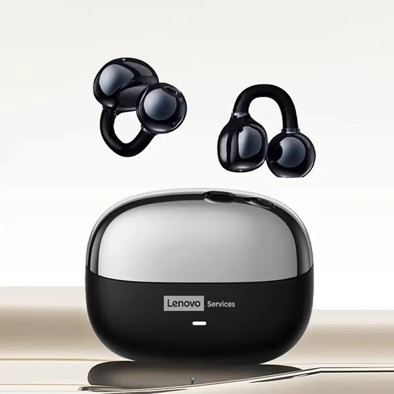 Choice Lenovo LE302 OWS Ear clip Wireless Earphones Low Latency HD Call Bluetooth Headphones HiFi Music Sport Fashion Earbuds - Image 22