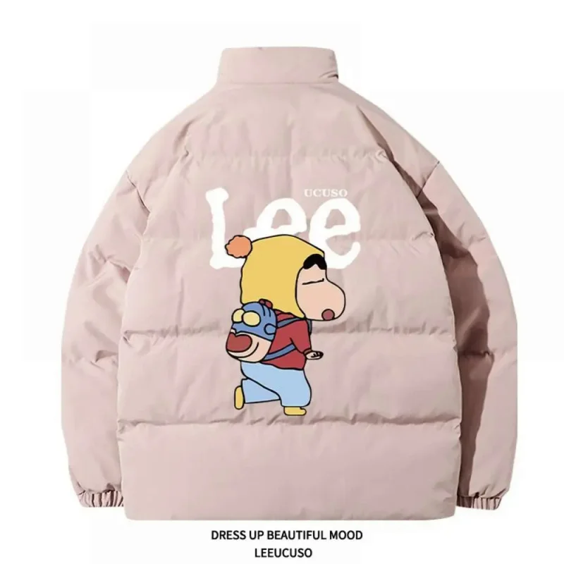 

Cartoon Crayon Shin-Chan Cotton-Padded Clothes Female Wintertime Advanced Large Size Cotton-Padded Clothes Pupil Couple Coat