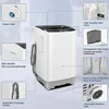 20Lbs Capacity Full-Automatic Portable Washer and Dryer Combo 2.8Cu.ft with Drain Pump Versatile Control Panel Turbo Wash 6