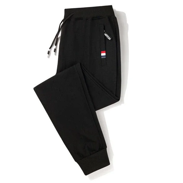 Men Fitness Sportswear Autumn Pants Tracksuit Elastic Waist Sweatpants Cotton Trousers Loose Gyms Jogger Track Pants Mens M- 8XL 4