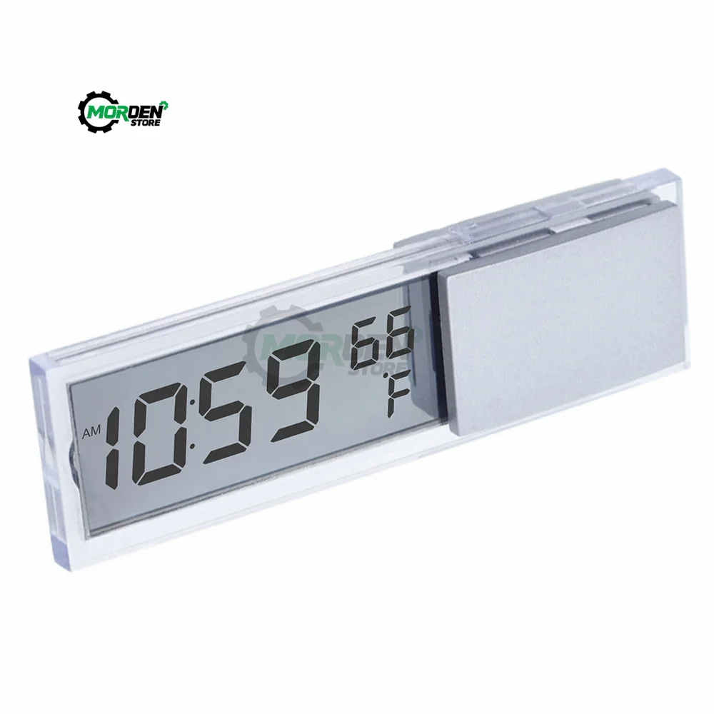 Weather Station Digital Car Thermometer Thermostat Timer Clock Temperature Instruments Sensor Wall Type Meter for Car Tool