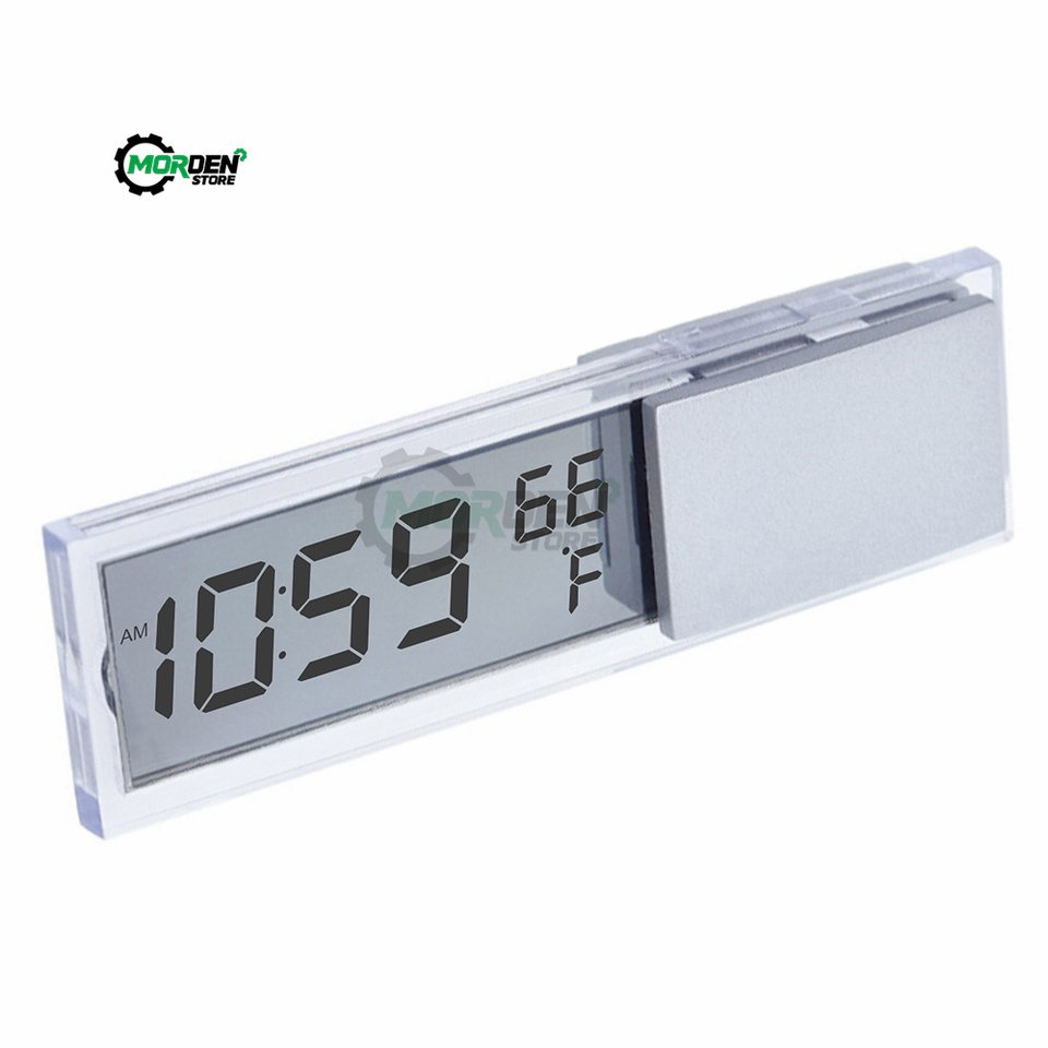 Weather Station Digital Car Thermometer Thermostat Timer Clock Temperature Instruments Sensor Wall Type Meter for Car Tool