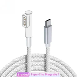 Universal Magnetic Fast Charging USB - C to Magnetic L - Head Power Cord, 1.8M Length (Mag 1 L - Braided 1.8M)