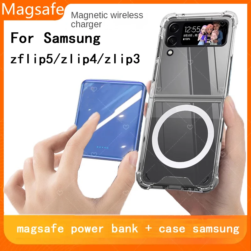 Magsafe Battery Pack for Samsung, Magnetic Wireless Power