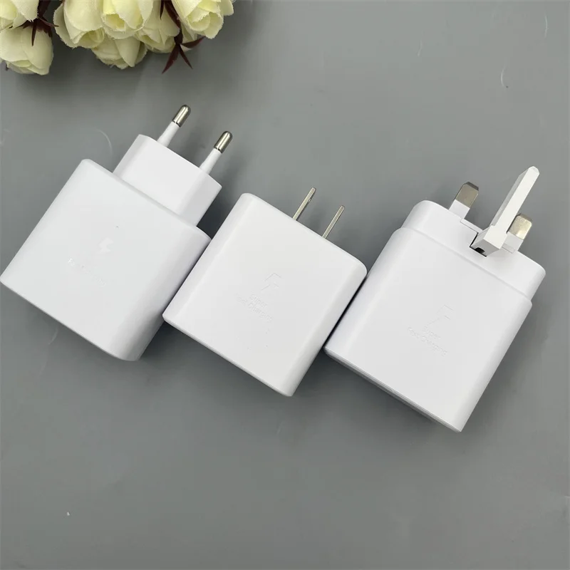 سامسونج 45 واط PD شاحن سوبر شحن سريع الاتحاد الأور...