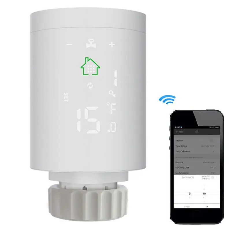 

Smart Thermostats With Lcd Screen Wifi Thermostat For Home Heat And AC Programmable Voice Remote Control Nest Power Connector