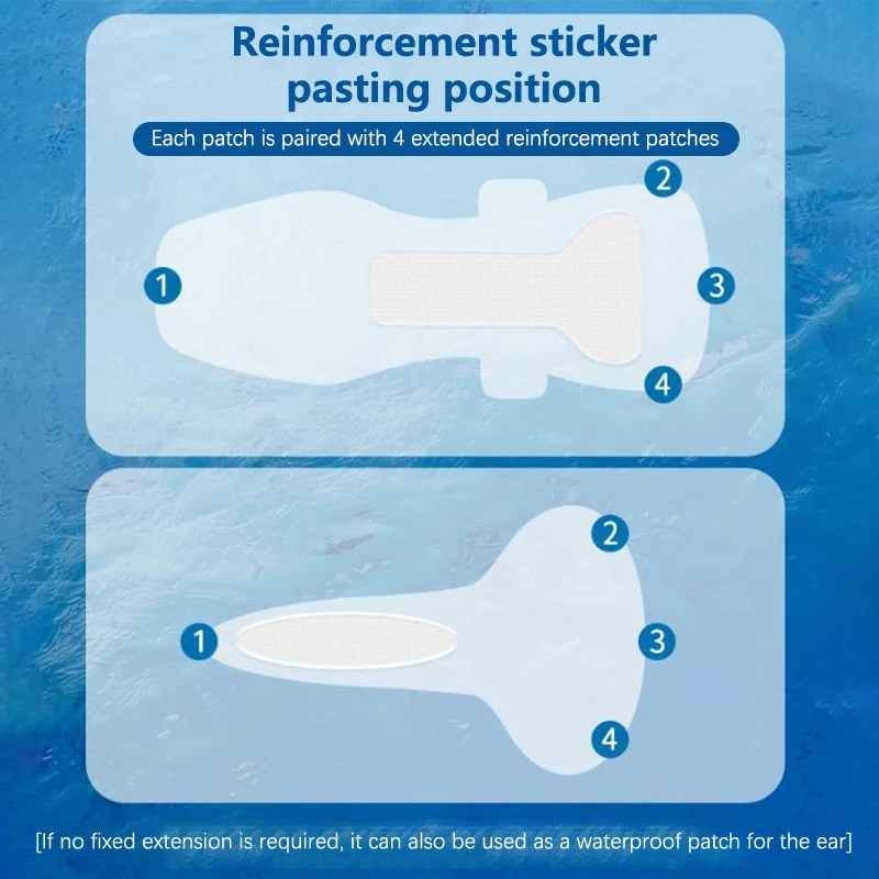 Women Waterproof Private Patches Prevent Dirts Skin Friendly Private Stickers For Swimming Women Swimming Stickers