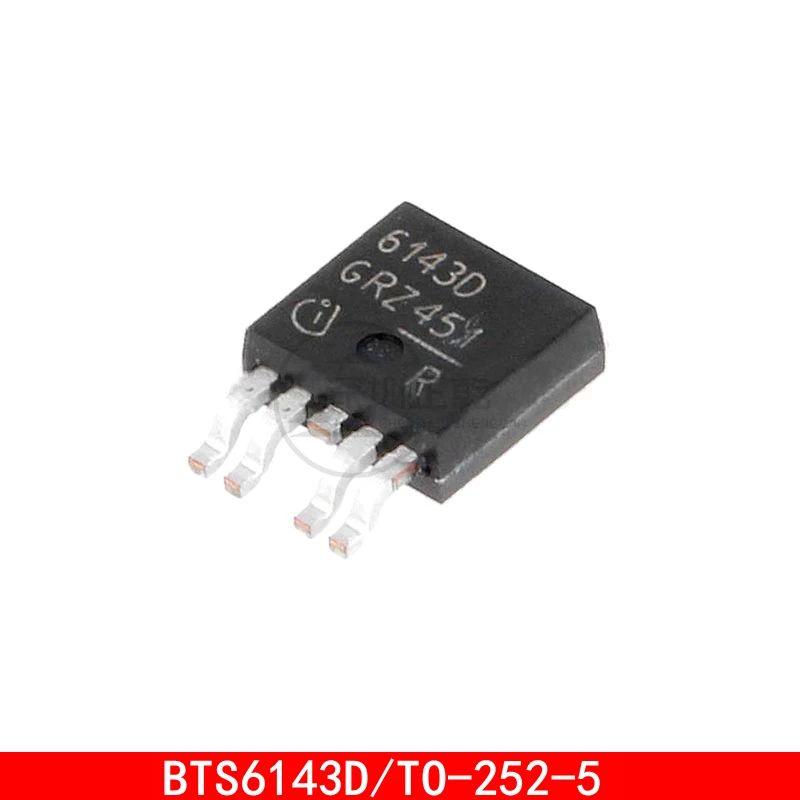 1-5PCS BTS6143D TO-252-5 70A/5.5-38V Automobile intelligent high-side switch chip