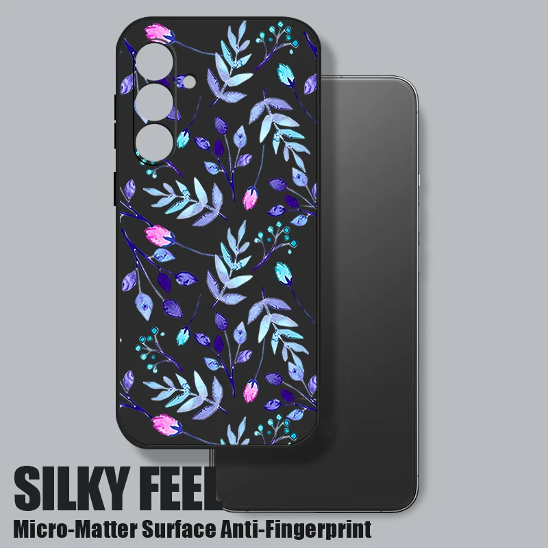 Vibrant Leaf Design Soft Phone Case