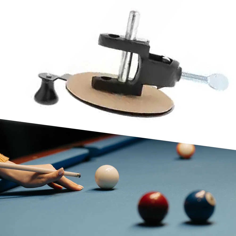 

1pc Billiards Club Repairer Billiard Cue Tip Sander Repair Metal Black Polishing Snooker Sander Cue Care Billiard Accessories