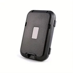 Sleek RFID - Blocking Metal Wallet - Minimalist Aluminum Card Holder (Black)
