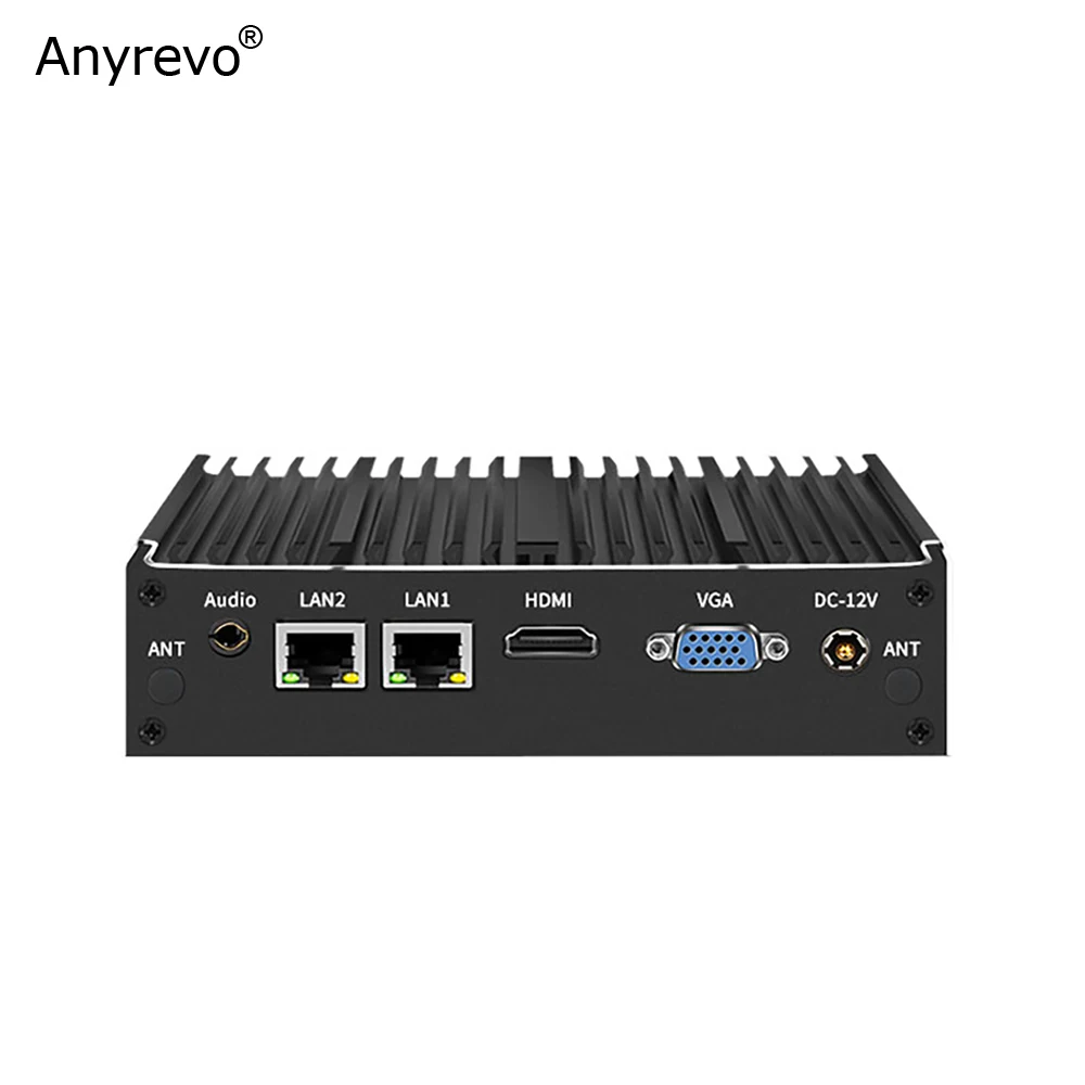 

fanless industrial pc Intel N2840 Dual Core Windows mini computer thin client with 2 LAN 1000M DDR3L HDMI VGA 4 USB 2 RS-232 COM