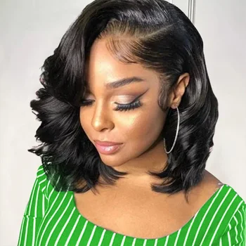 Glueless Body Wave Bob Wig 1