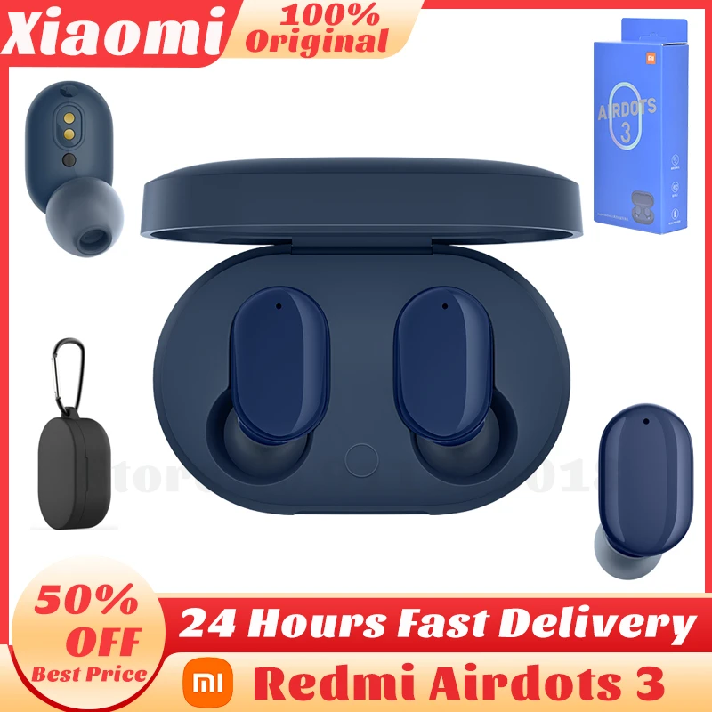 Xiaomi auriculares inalámbricos Redmi Airdots 3, cascos TWS con Bluetooth,  originales, Control de libertad de música, los mejores auriculares para  Xiomi| | - AliExpress