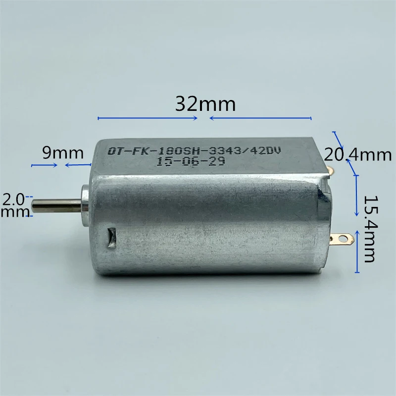 Dc Motor OT-FK-180SH-3343 Dc 3V 3.7V 5V 6V 7.4V 26000Rpm Carbon Borstel Rc Speelgoed auto Boot Elektrische Tandenborstel Tondeuse Scheerapparaat