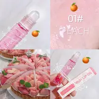 6 צבעים רול-על תמצית שמן שפתיים balm שפתיים לחות מראה פריימר שפתיים שפתון לחות ברק אקראי שקוף 5