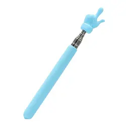 Telescopic Stainless Steel Classroom Whiteboard Presentation Pointer (B - Blue)
