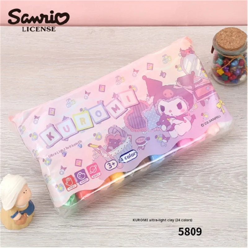 Genuine Sanrio 24 Color Ultra Light Clay 12 Color 36 Plasticine Children's Toddler Handmade Clay Space air dry clay modelling clay