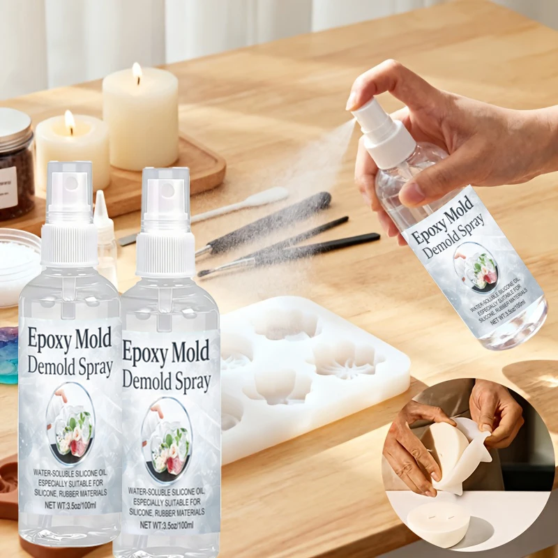 몰드 릴리스 스프레이: 속건성 실리콘 오일, 논스틱, 고온 내성, 양초 및 에폭시의 긴 수명을 보장합니다.