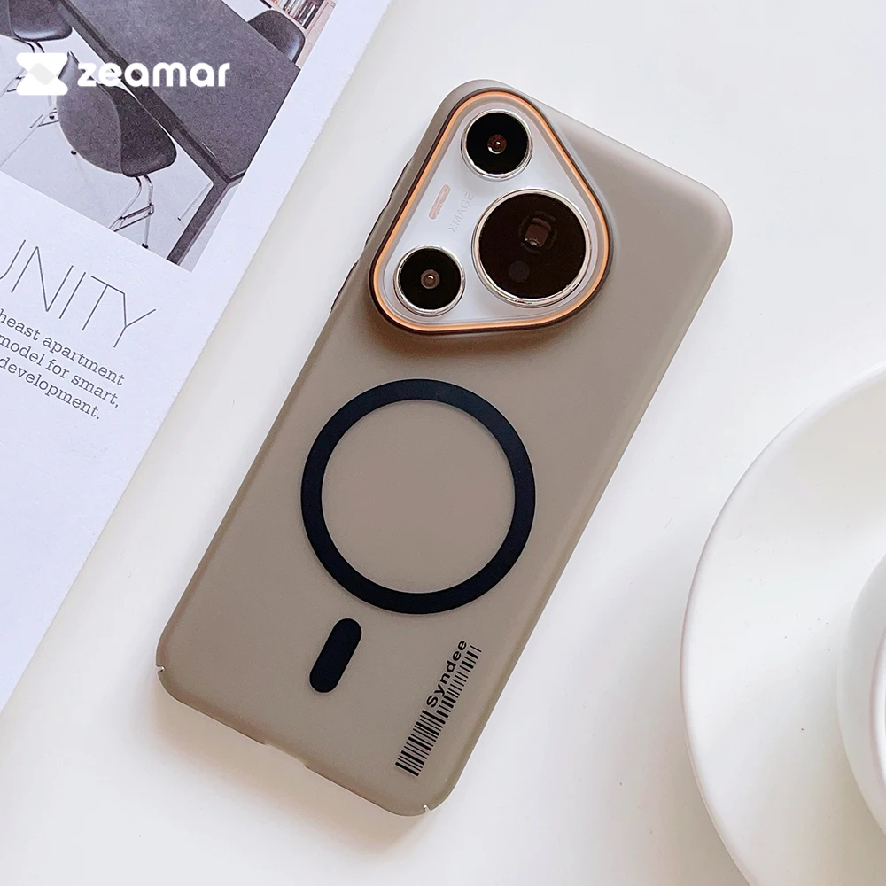 Ultra-Thin Frosted Magnetic Case - Trendy Hard Translucent PC Cover