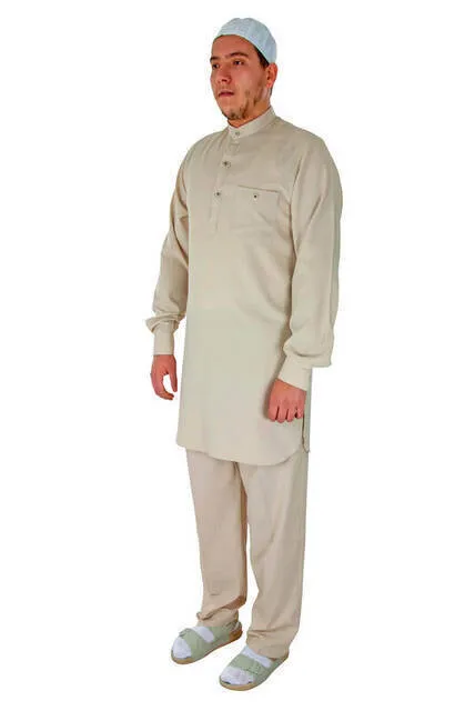 

Костюм iqhajrah J and Umrah-Афганская команда-крем-2416