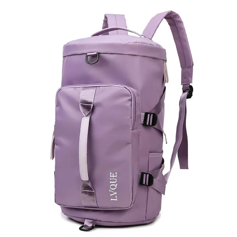 

Multi-purpose waterproof nylon travel bag Portable storage sports crossbody bag large capacity light travel backpack fitness bag