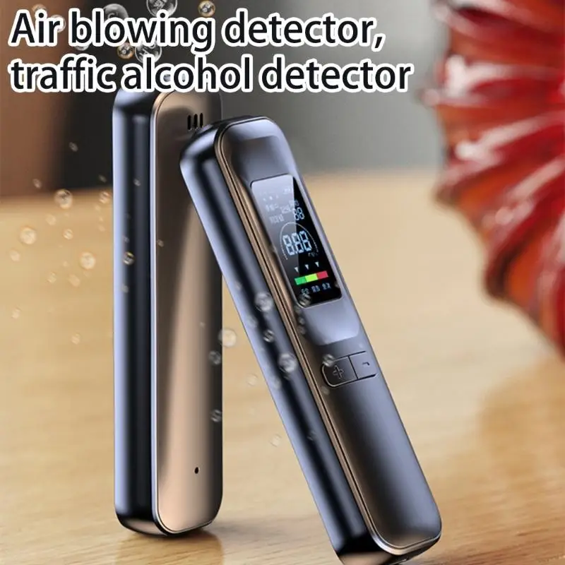 Breathalyzer with Voice Alarm Digital Display Alcohols Tester Accurate Alcohols Detector Accurate