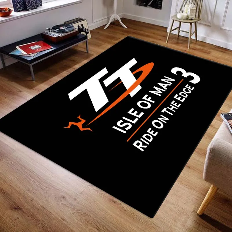 Isle of Man TT Carpets and Rug Motorcycle competition Carpet Living Room Bedroom Decorate Large Area Soft Carpet Kids Room Rug 4