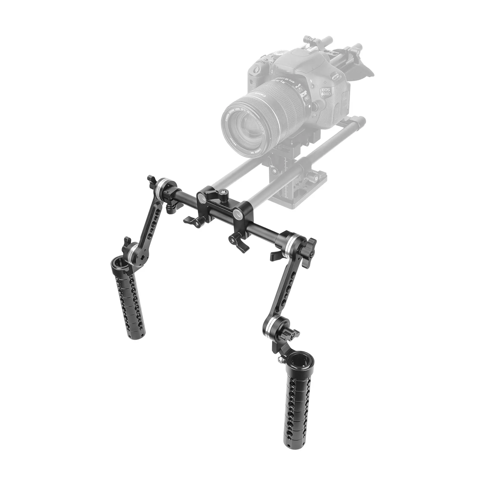 中古】camvateレザーハンドル15?mmロッドショルダーマウントリグArri