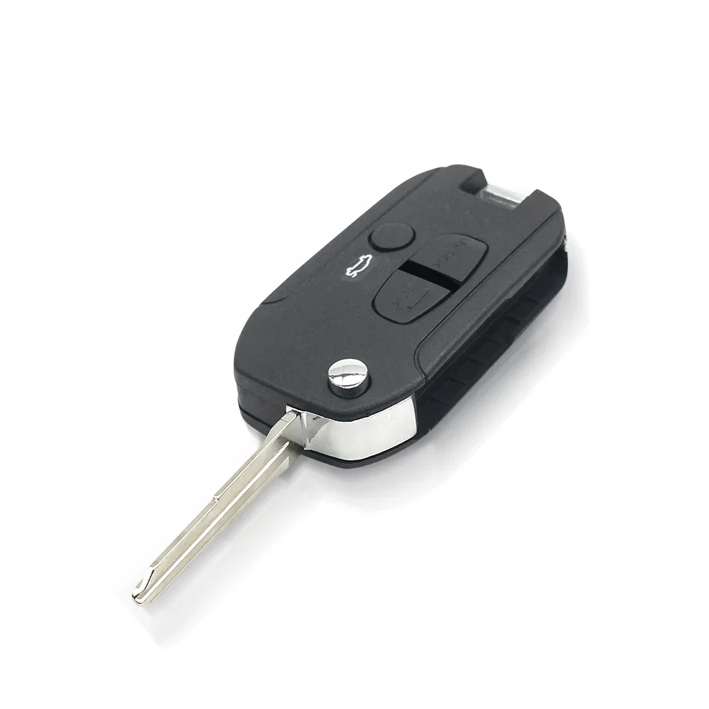 Modified Car Key Case For Mitsubishi New ASX GRANDIS Outlander LANCER-EX Right Blade 2 Button Folding Housing Case Fob KEYYOU