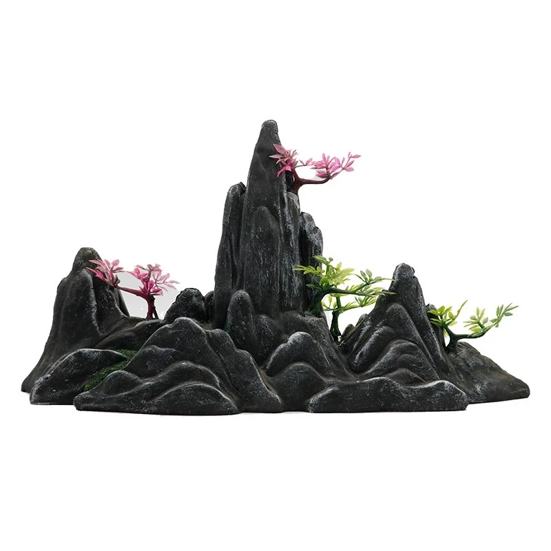 

HOT SALE Rockery Fish Tank Landscaping Rockery Aquarium Decoration Decorative Rocks Ornaments Landscaping Aquascape Decor