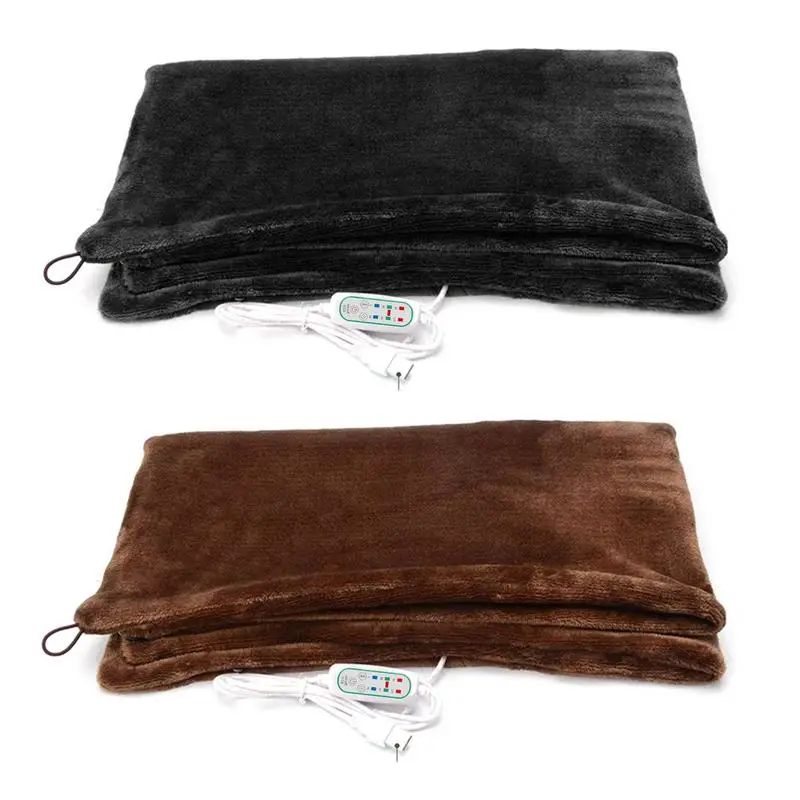 Electric Heating Blanket 45x80cm USB Electric Heating Shawl Washable 3 Heat Settings With Timing Function