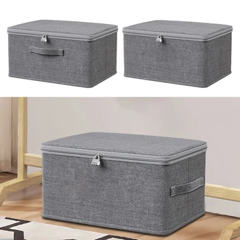 กล่องล็อคได้ เสื้อผ้า ออแกไนเซอร์ พร้อมรหัสผ่าน ล็อค กางเกง เสื้อกันหนาว ตู้เก็บของหลายชั้น กางเกงยีนส์ Privacy Storage Organizers 1