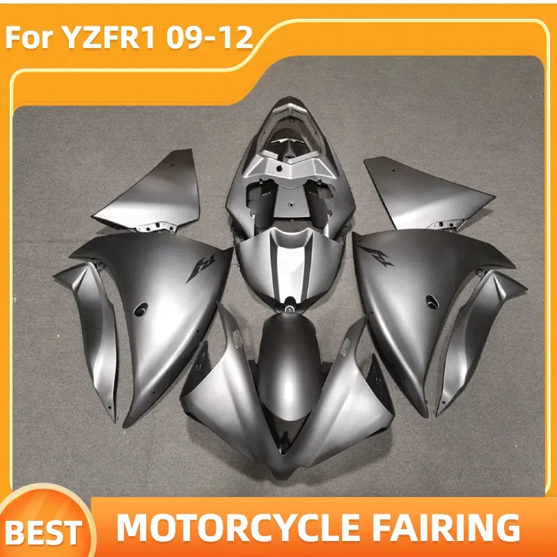 

Серебристо-серый комплект обтекателей для 2009 2010 2011 2012 YAMAHA YZFR1 YZF-R1 09 10 11 12 Sportbike послепродажный ремонт кузова