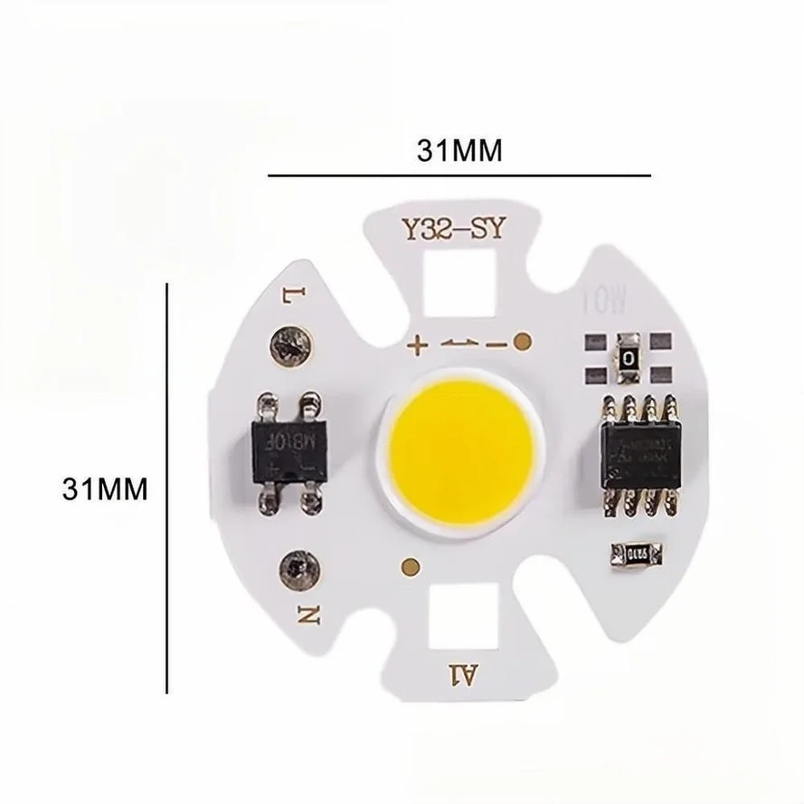 RnnTuu Y32 COB LED Chip Lamp Matrix AC 220V 3W 5W 7W 9W 12W For Floodlight Spotlight No Need Drive Projector Light Bulb beads led lamp led chip led lamp bulb led lamp beads