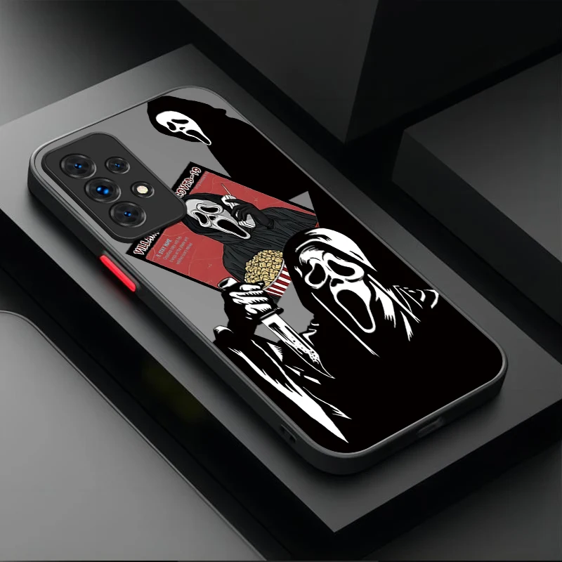 Scary Death Scream Ghost Soft Phone Case