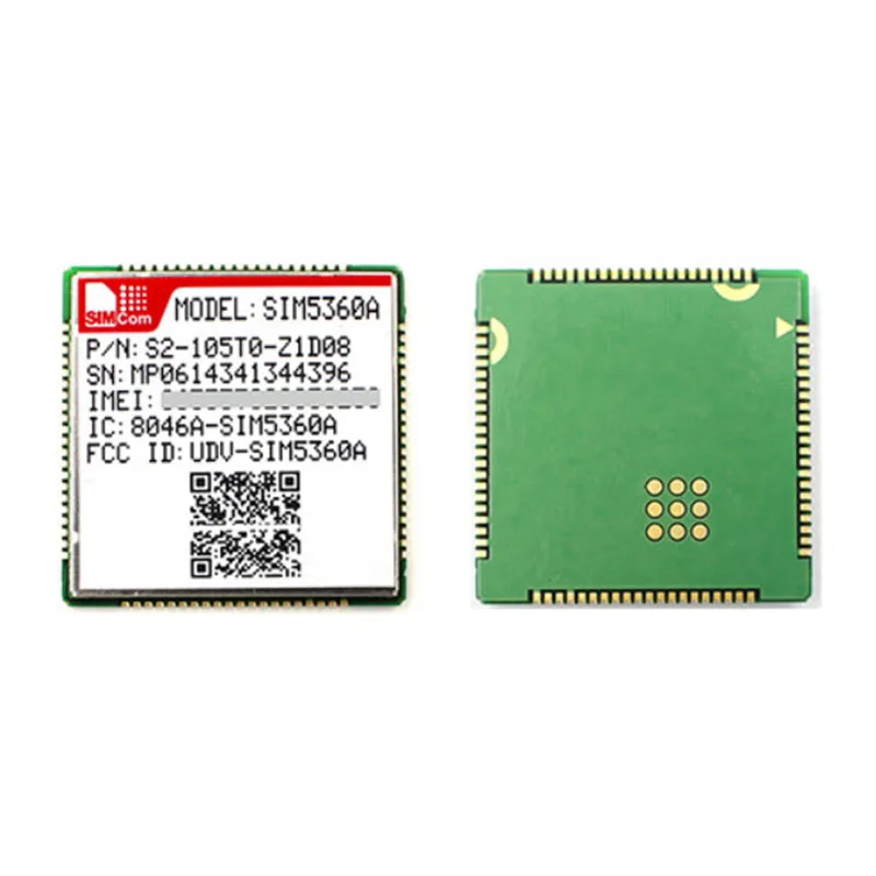 

SIMCOM SIM5360A Dual-Band WCDMA/HSDPA Quad-Band GSM/GPRS/EDGE Module SMT type 850/1900MHz 850/900/1800/1900MHz