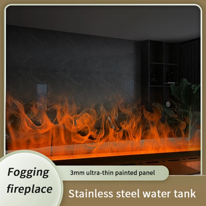 Smart Home 3D Fireplace Water Steam Humidifier LED Decorative Flame TV Wall  Vapour Electric Fireplace 3