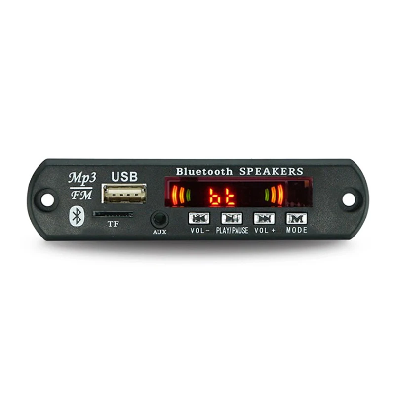 무선 블루투스 5.0 MP3 보드, 자동차 오디오, USB, TF, FM 라디오 모듈, MP3 플레이어, 리모컨 포함, 5V