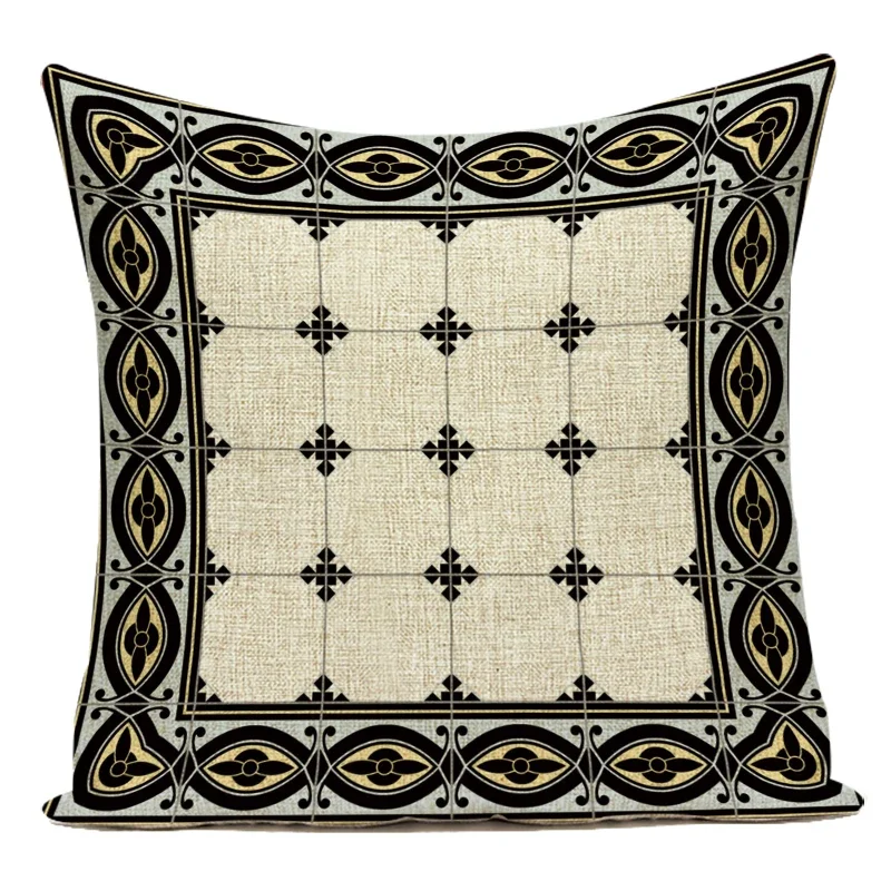 Boho Mandala Decorative Throw Pillow Cover