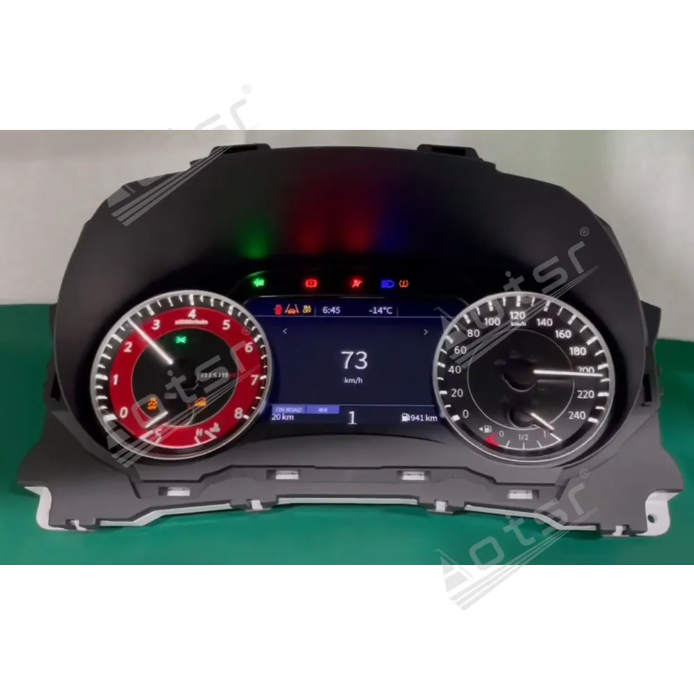 Grupo Digital LCD para salpicadero de coche Nissan Patrol Y62, instrumento de cabina Virtual, medidor de velocidad automático, pantalla Ai Plug And Play 5